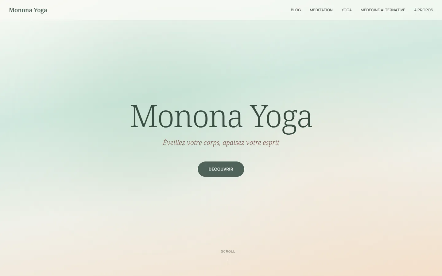 Capture du site Mononayoga